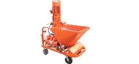 Dry mix plastering machine
