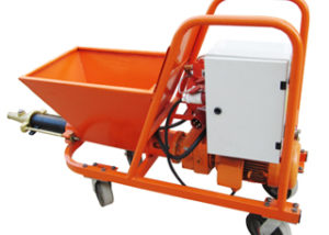 wet mix plaster machine