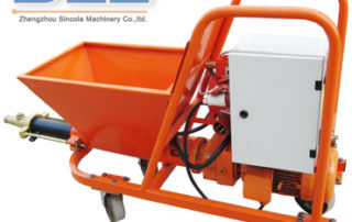 wet mix plaster machine