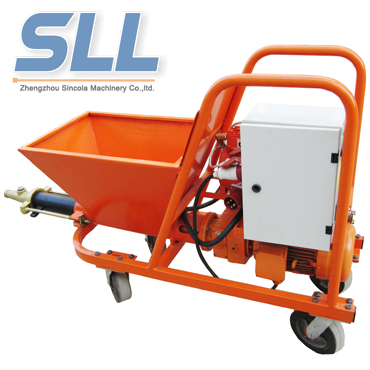 wet mix plaster machine