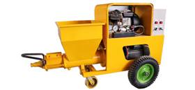 Wall plastering machine