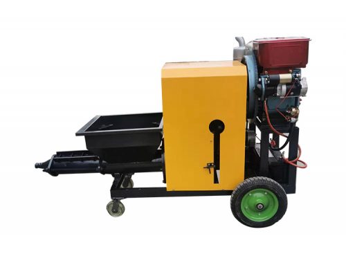 SLW150D Diesel engine wet mix mortar wall plaster machine